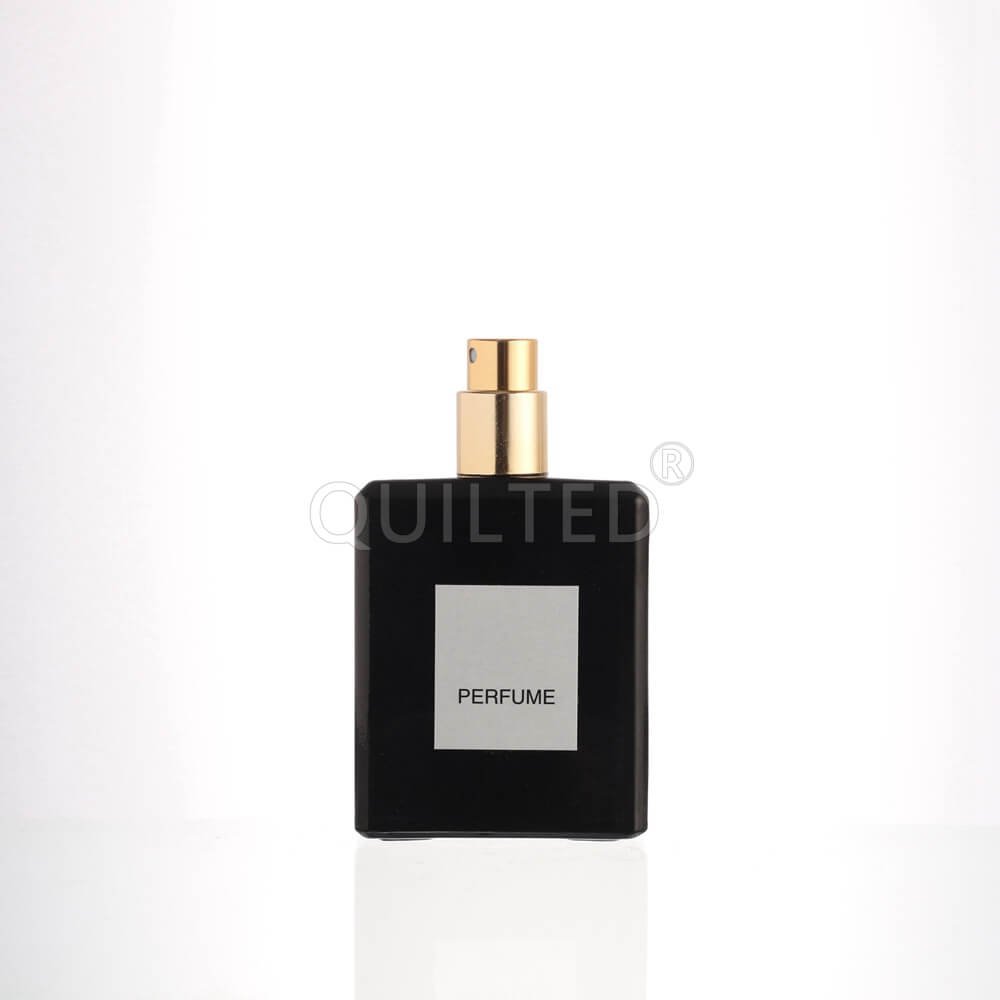 Square Perfume Clear 30ml 50ml 100ml Perfume Glass Bottles With Pump
