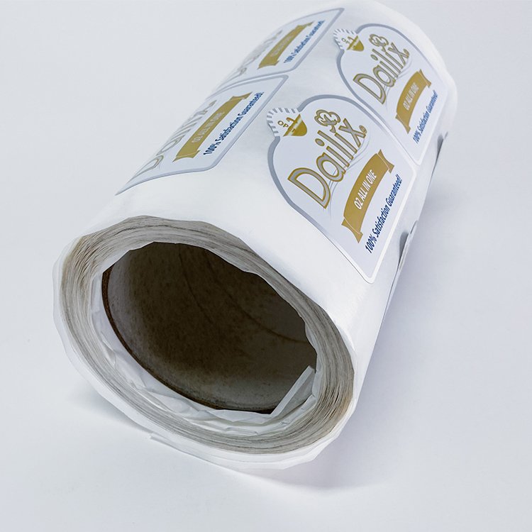 Customized Adhesive Vinyl Roll Label Waterproof Sticker Paper Wholesale