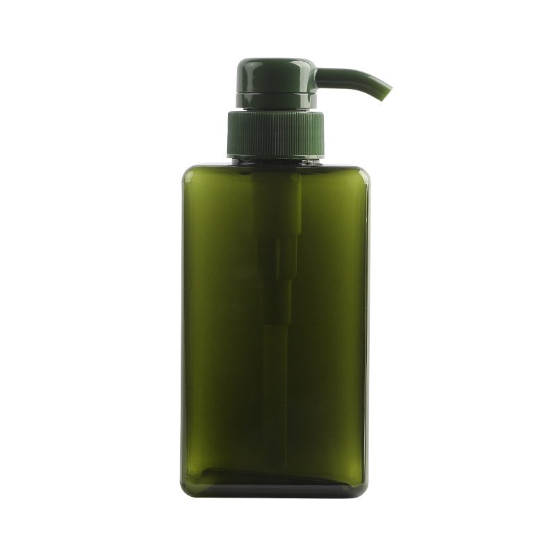 Factory Directly Supply Lotion Airless Bottle PETG 100ml 250ml Square Skincare Bottle Private Label Body Wash Shampoo Bottles