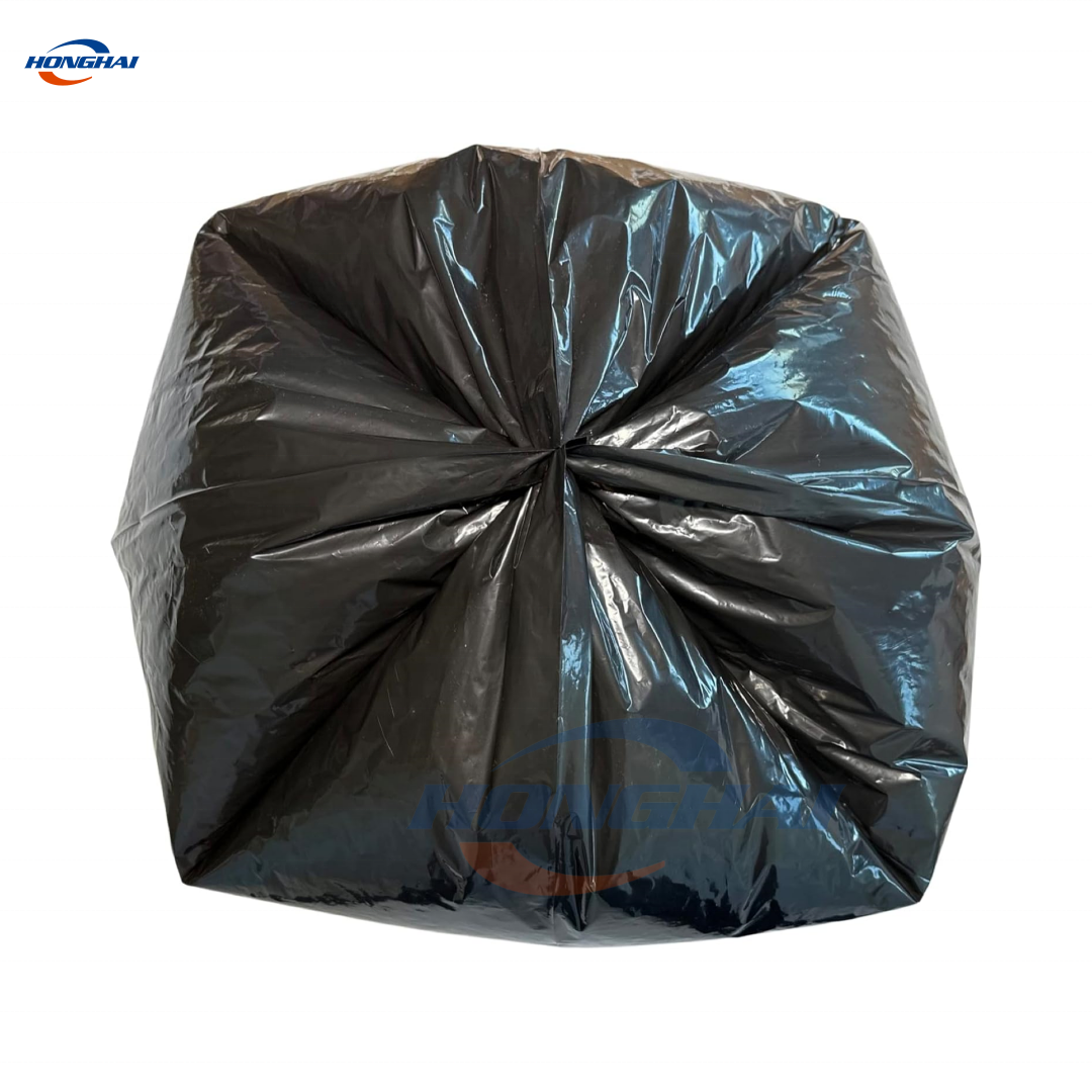 Industrial Grade Black Trash Bags, Extra Thick Refuse Sack,High Density Rolls Trash Can Liners