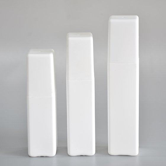 60ml 75ml 90ml Square plastic spray bottle PE fine mist sprayer bottle