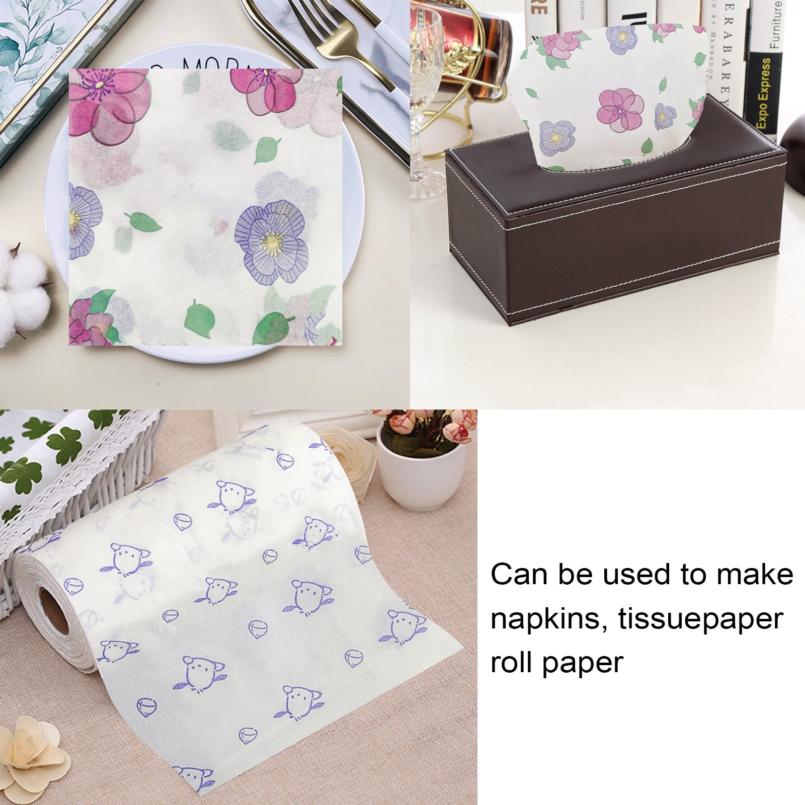 Custom Printed Tissue Paper Sheets for Rest Room or Dining Room