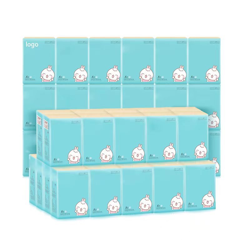 Custom Pocket Tissue Paper Printed Novelty Mini 2 Ply Virgin Wood Pulp Handkerchief Paper For Riding
