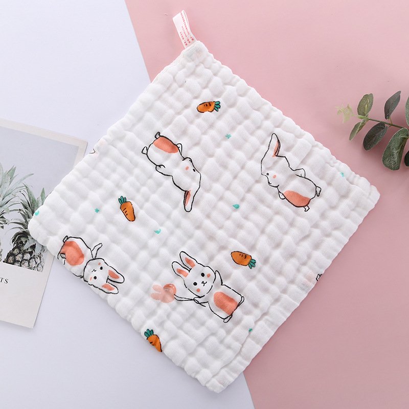 High Quality Cheap Price Baby Bandana Bibs Muslin Printed Small Square Handkerchief