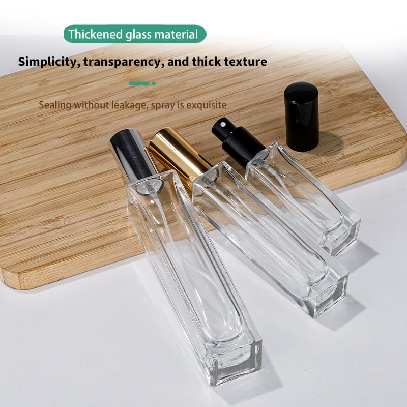 Wholesale 30ml Flat Square Glass Bottle with Pump