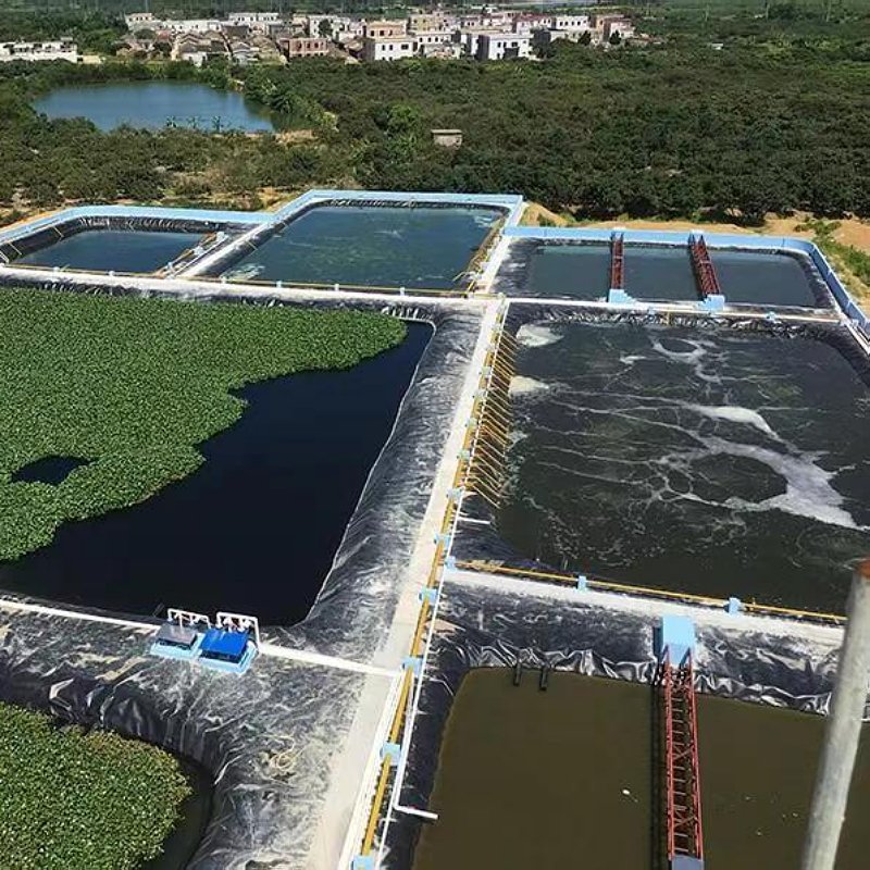Geomembrane fish pond liner 0.5mm-1.0mm pond liner polyethylene HDPE geomembrane 1.5mm 2.0mm landfill sewage pond geomembrane