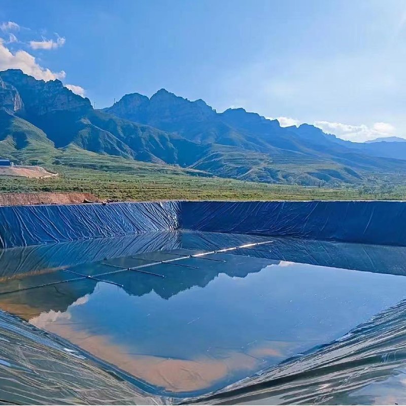 Geomembrane fish pond liner 0.5mm-1.0mm pond liner polyethylene HDPE geomembrane 1.5mm 2.0mm landfill sewage pond geomembrane