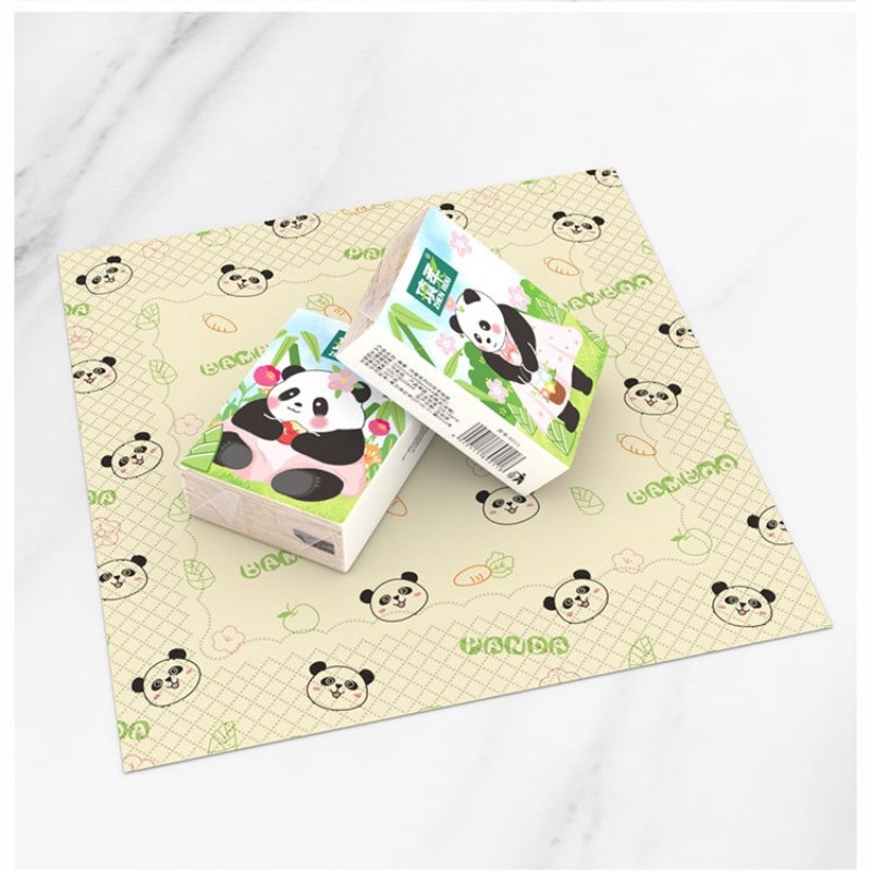 New Facial Customization Tissues Paper Pocket Tissues Pack 4 Ply 8 Sheets Handkerchief Tissue