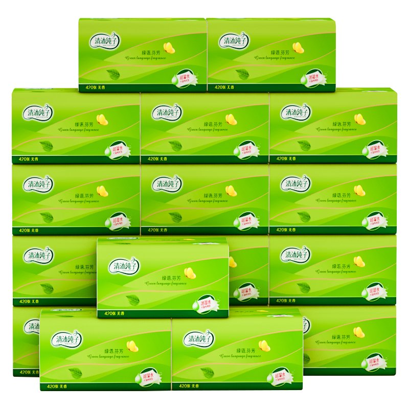 Disposable Biodegradable Organic Bamboo Pulp Facial Paper Handkerchief Tissue for home