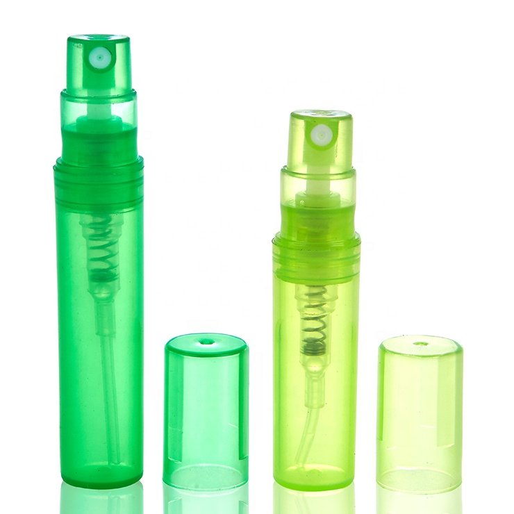 empty 2ml 3ml 5ml 8ml plastic Tube Travel perfume mini spray bottle with mist sprayer
