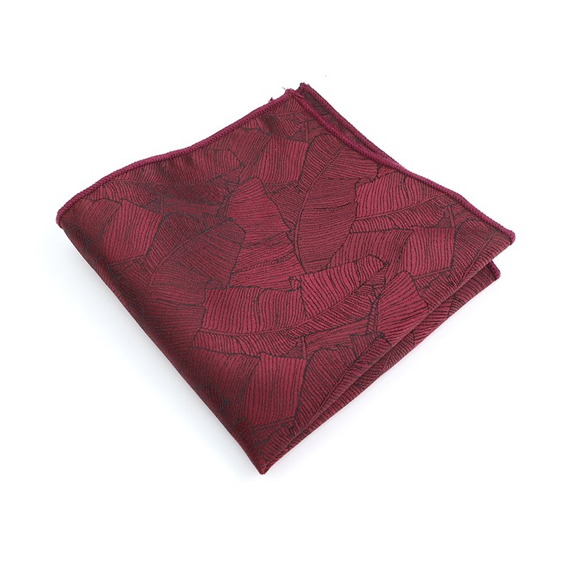 Handkerchief Man Dark Blue Striped Jacquard Woven Fool's Day Fit Formal Party Pocket Square Handkerchiefs Suit Hanky
