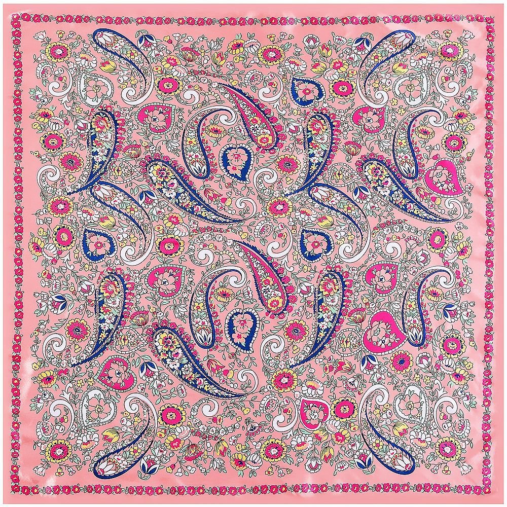 Vintage 90cm Silky Headwraps Silk Satin Head Hair Wrapping Muslim Big Scarf Hijab Paisley Bandanna For Women