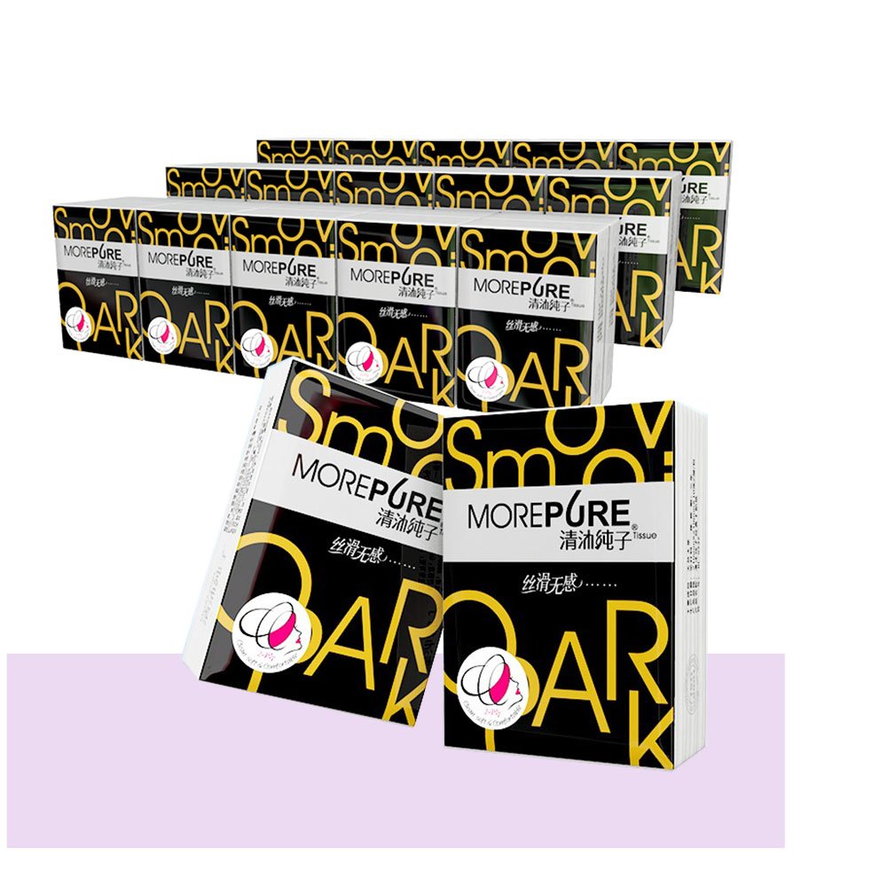 Custom 4 Ply Virgin Wood Single Use Love Print Handkerchief Paper Small Mini Size Pocket Tissue Pack