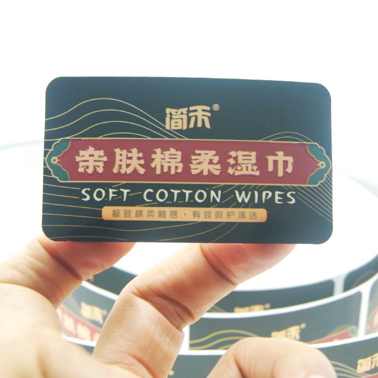 Label Custom Logo Stickers Round Roll Sticker Supplier Self Adhesive Waterproof Stickers