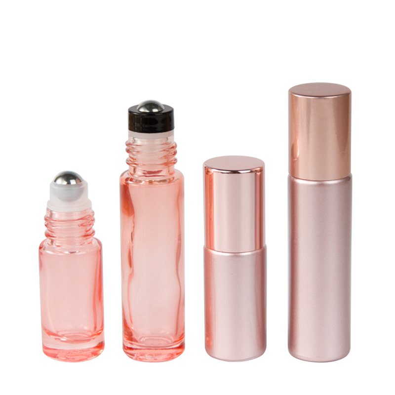 Clear Glass Perfume Bottle 10ml Roll On Bottle Empty Roller Ball Bottle For Essential Oils Eye Cream