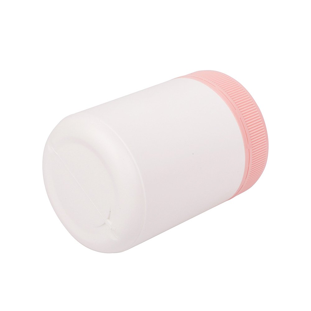 Wholesale Cute Lady Wet Wipes Plastic Bucket Medicine Jar With Pink Lid