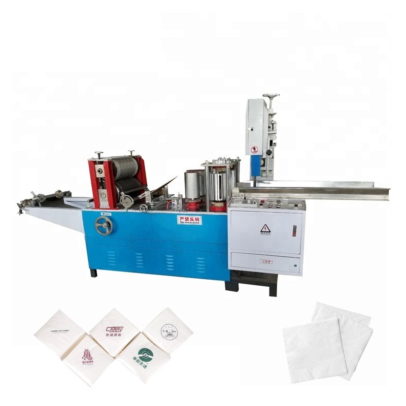 Paper Handkerchief Tissue Napkin Making Machine Fully Automatic Production Line
