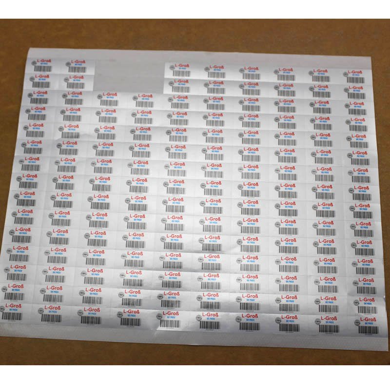 Manufactory Direct Printing Gold Foil Vinyl Labels Packaging Tamper Proof Warranty VOID Adhesive Stickers Supplier