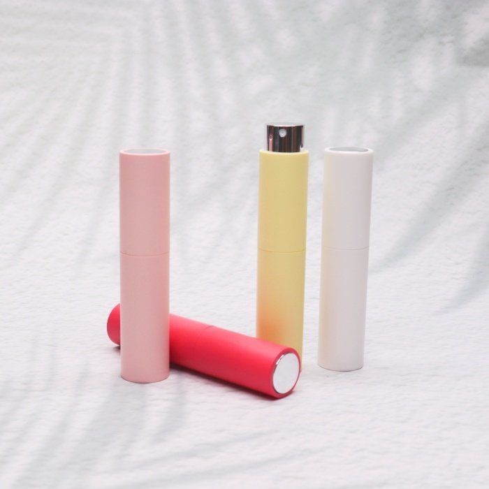 8ml 10ml Aluminium Portable Refillable Twist Up Perfume Atomizer Metal Rotating perfume bottle mini 8ml perfume sample bottles
