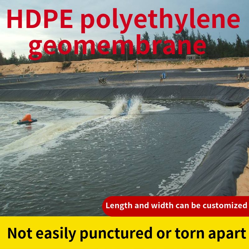 Geomembrane aquaculture tank lining for fish ponds and shrimp farms 0.3mm-1.0mm pond lining geomembrane dam lining customizable