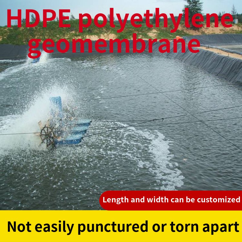 Geomembrane aquaculture tank lining for fish ponds and shrimp farms 0.3mm-1.0mm pond lining geomembrane dam lining customizable