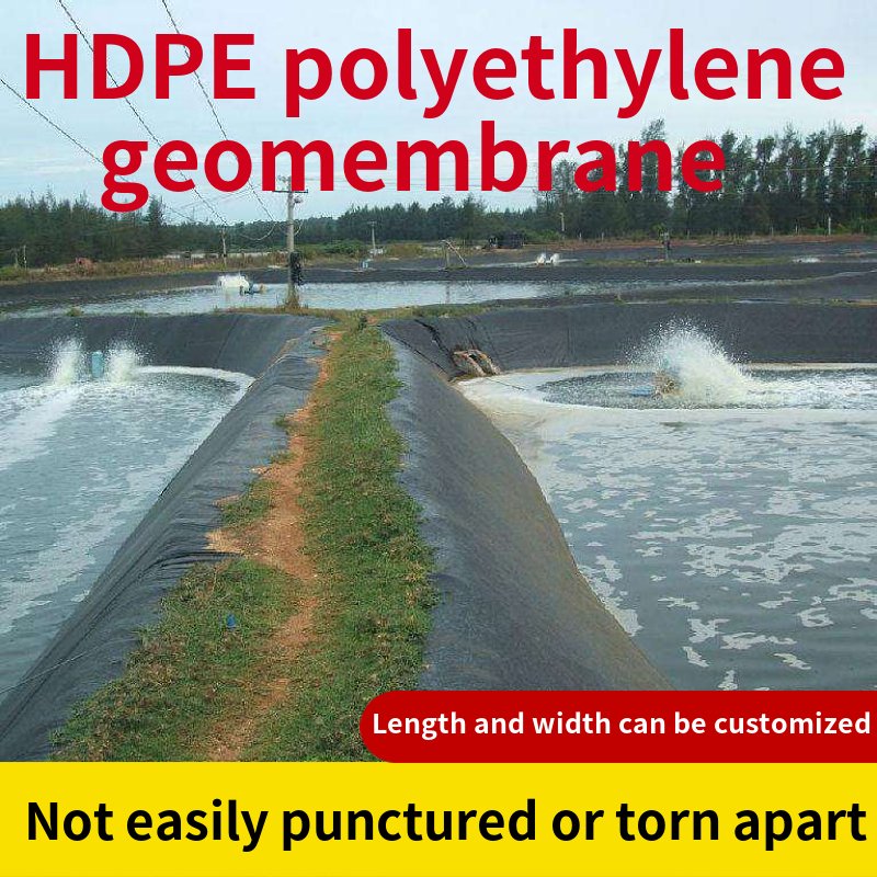 Geomembrane aquaculture tank lining for fish ponds and shrimp farms 0.3mm-1.0mm pond lining geomembrane dam lining customizable