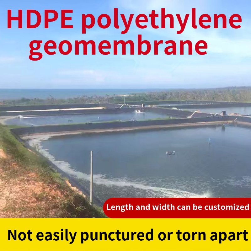 Geomembrane aquaculture tank lining for fish ponds and shrimp farms 0.3mm-1.0mm pond lining geomembrane dam lining customizable