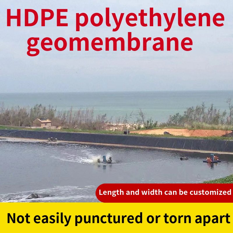 Geomembrane aquaculture tank lining for fish ponds and shrimp farms 0.3mm-1.0mm pond lining geomembrane dam lining customizable