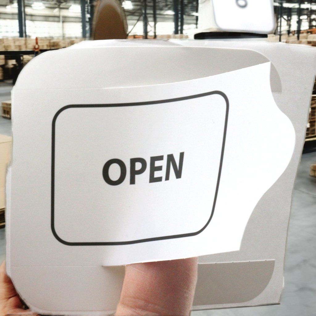 Custom Printed Logo Labels Waterproof BOPP Die Cut Stickers for Packaging Roll Labels for Wet Wipes Package Label