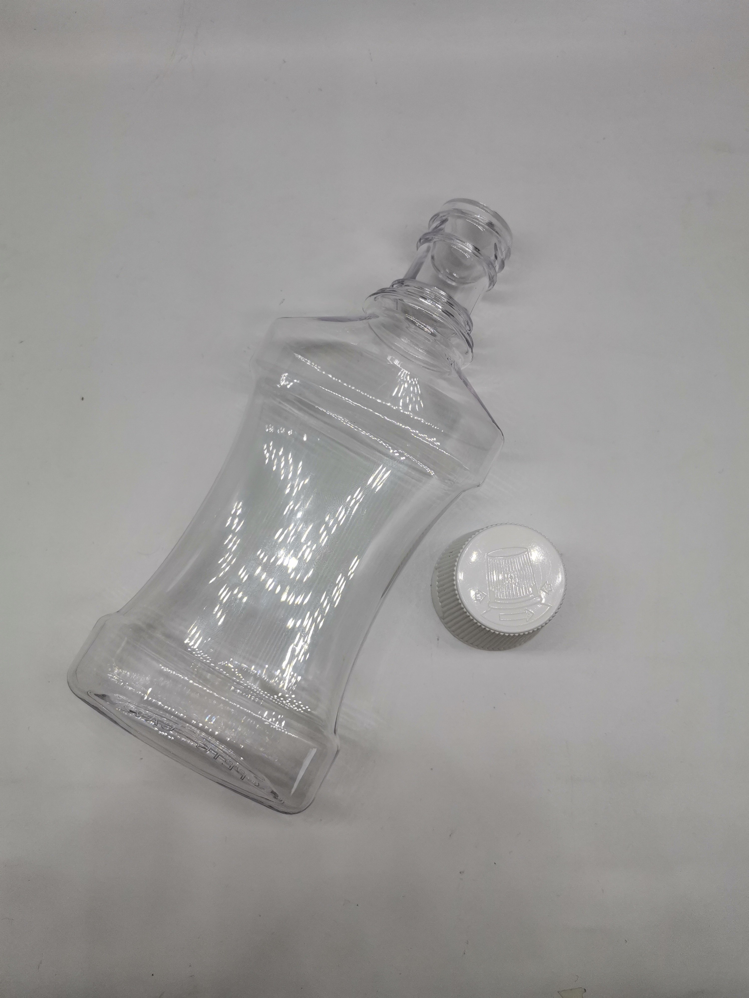 250ml Transparent Empty PETG Plastic Mouthwash Bottle For Mouth Wash syrup liquid Packaging
