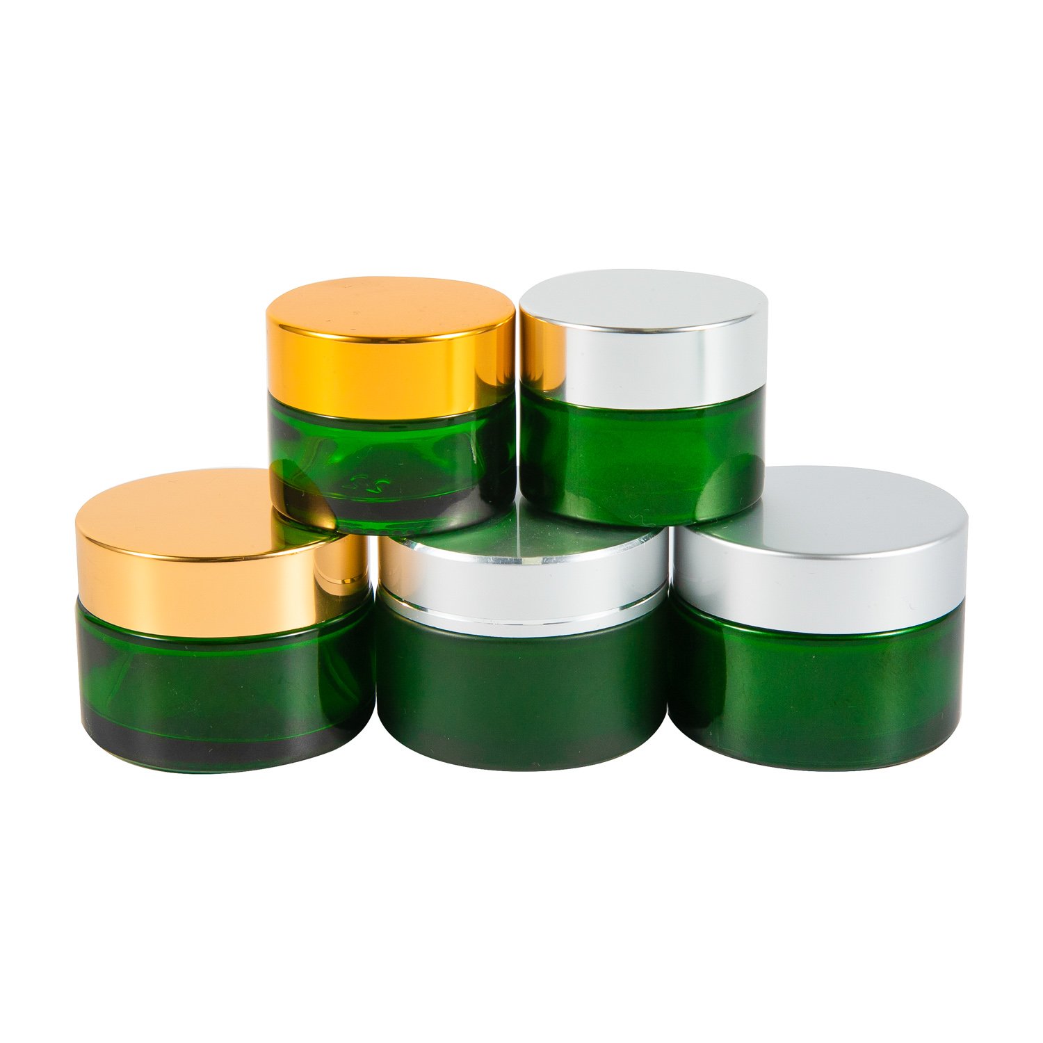 New Arrival frosted Glass jar 15g 30ml Customized cream jar