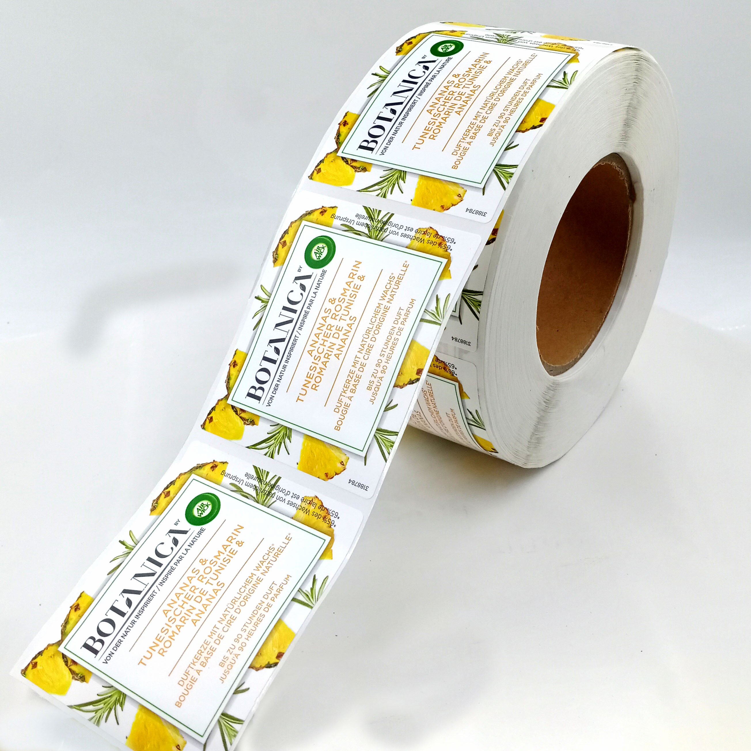 Private design product labels vinyl round waterproof sticker Cosmetic Brand Business Logo Label Design Glossy Vinyl Sticker