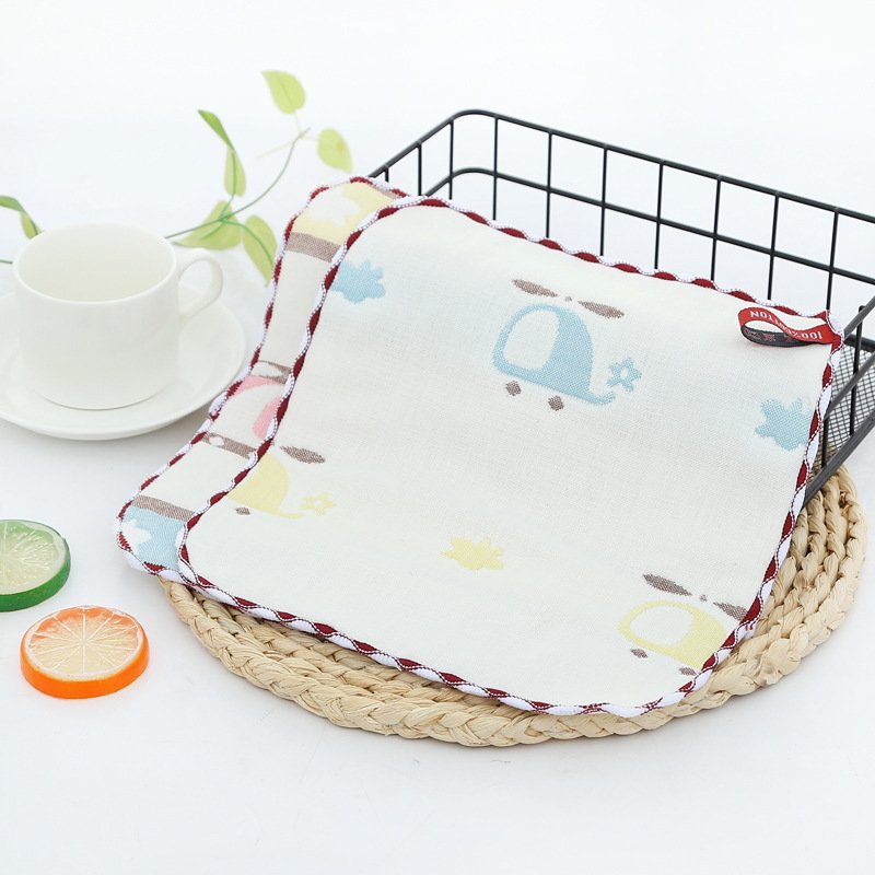 Wholesale gift packing cotton Baby towels cotton newborn Baby Face Cloth Handkerchief Towel