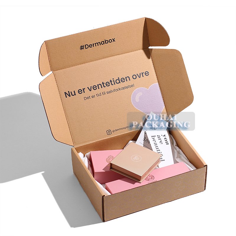 Self Care Products Packages Boxes Shipping Mailer Box Support Custom Logo Printed for Women Gift Packaging
