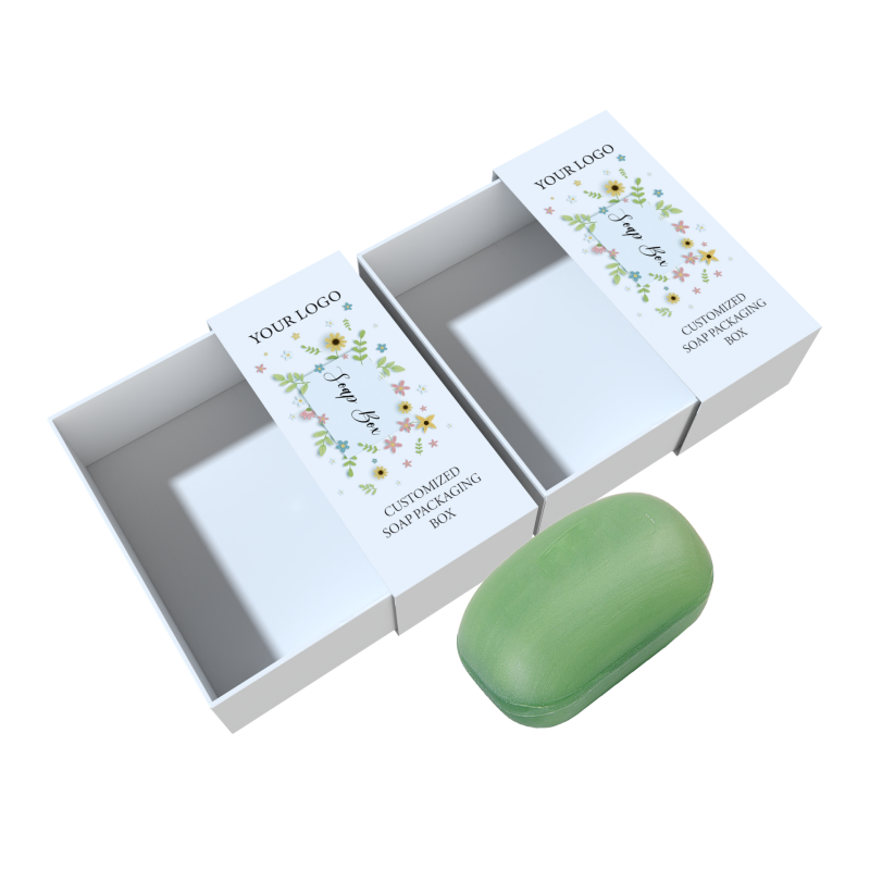 New Arrival Handmade Personal Soap Box Soy Ink Soap Bar Packaging Box