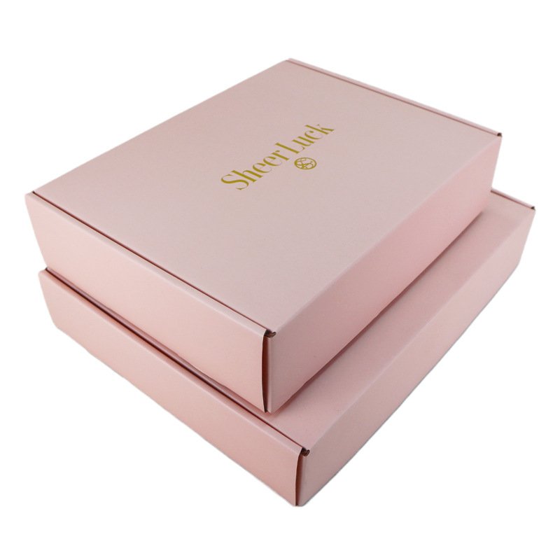 Eco Friendly Design custom logo Luxury foldable Printing Shipping Mailer Gift Box Corrugated Boxes packaging for clothing