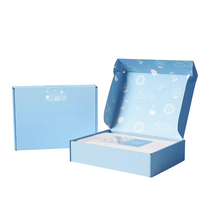Eco Friendly Design custom logo Luxury foldable Printing Shipping Mailer Gift Box Corrugated Boxes packaging for clothing