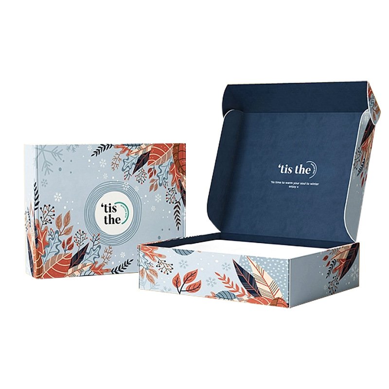 Eco Friendly Design custom logo Luxury foldable Printing Shipping Mailer Gift Box Corrugated Boxes packaging for clothing