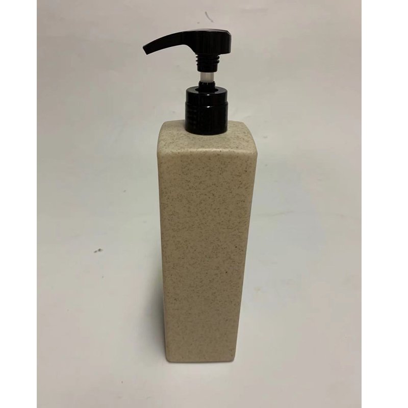 1000ml Eco Friendly Biodegradable Wheat Straw Plastic Shampoo Bottle Hair Spray Mist Bottle Amfora Bottle for Shampoo 1000 Ml