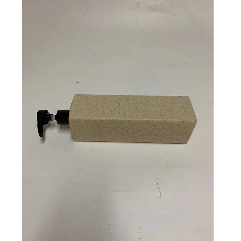 1000ml Eco Friendly Biodegradable Wheat Straw Plastic Shampoo Bottle Hair Spray Mist Bottle Amfora Bottle for Shampoo 1000 Ml