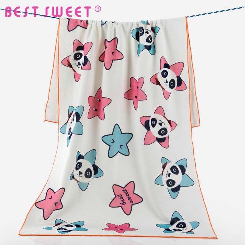 cartoon 100 cotton white handkerchief for baby