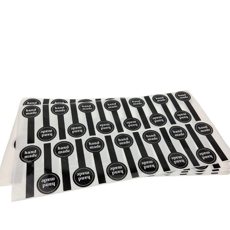 Customizable Print Hand Made Vinyl Glossy Special Removable Die Cut Sticker Sheet Waterproof