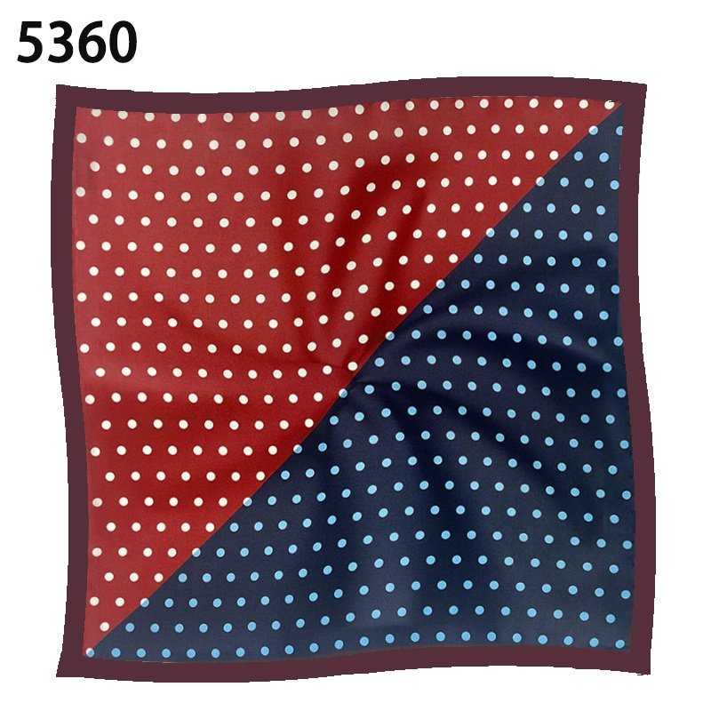 Wholesale high quality men's pocket square handkerchief ready to ship sublimation printable satin polyester pocket square
