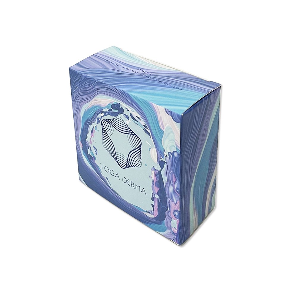 High quality custom logo printing cosmetic Soap packaging box handmade matte surface packaging for soap paper box