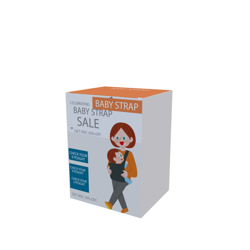 Custom Logo Digital Printing Baby Carrier Boxes Corrugated Baby Carrier Packaging Boxes Wholesale Baby Carrier Packaging