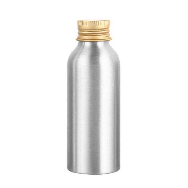 30ml-500ml cosmetic aluminum bottle with screw cap