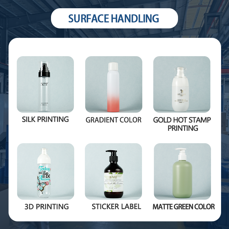 OEM Customized Color PET Plastic Square Liquid Packaging Bag with Pump Bottle for Cosmetic Shampoo and Shower Gel for Lotions