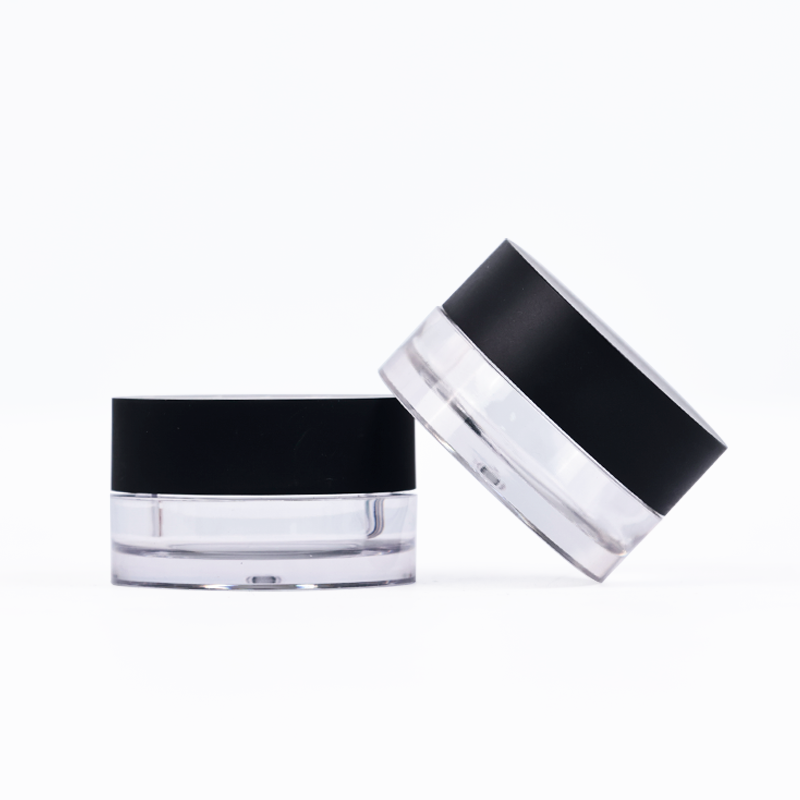 6g customized logo printed eye cream jar and eye cream plastic jar with lid Travel sample