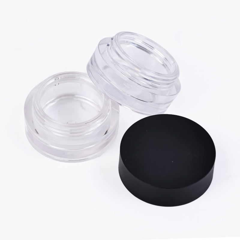 6g customized logo printed eye cream jar and eye cream plastic jar with lid Travel sample