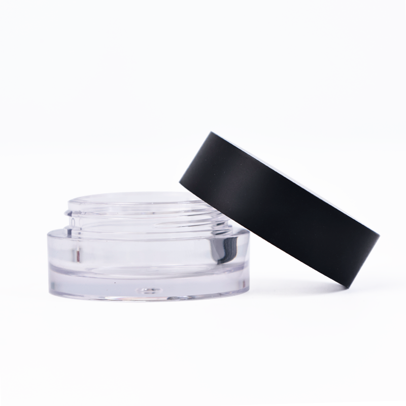 6g customized logo printed eye cream jar and eye cream plastic jar with lid Travel sample